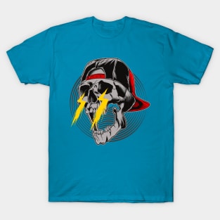 Skull Head Illustration T-Shirt